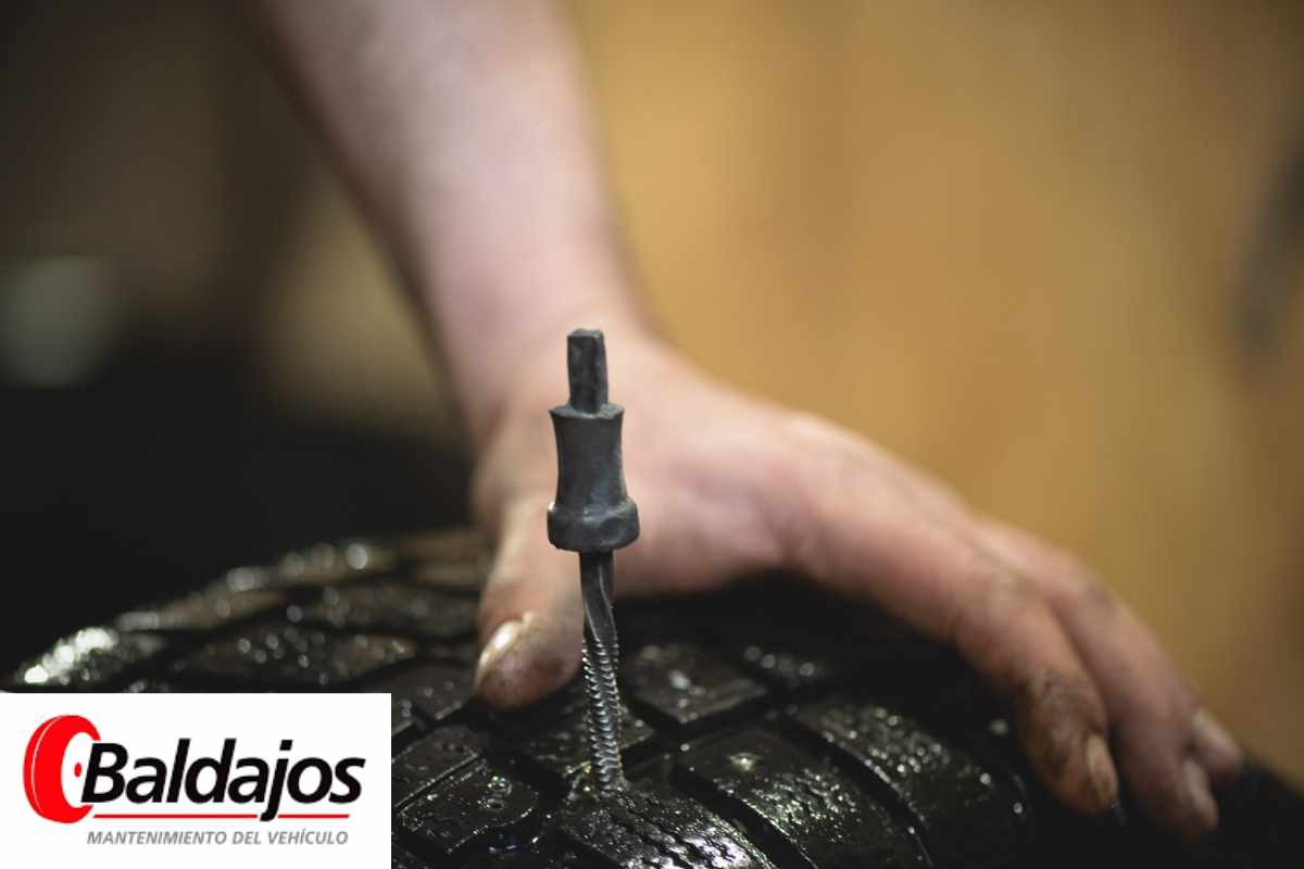 reparación de pinchazos en talleres Baldajos para coches con servicio rápido y seguro